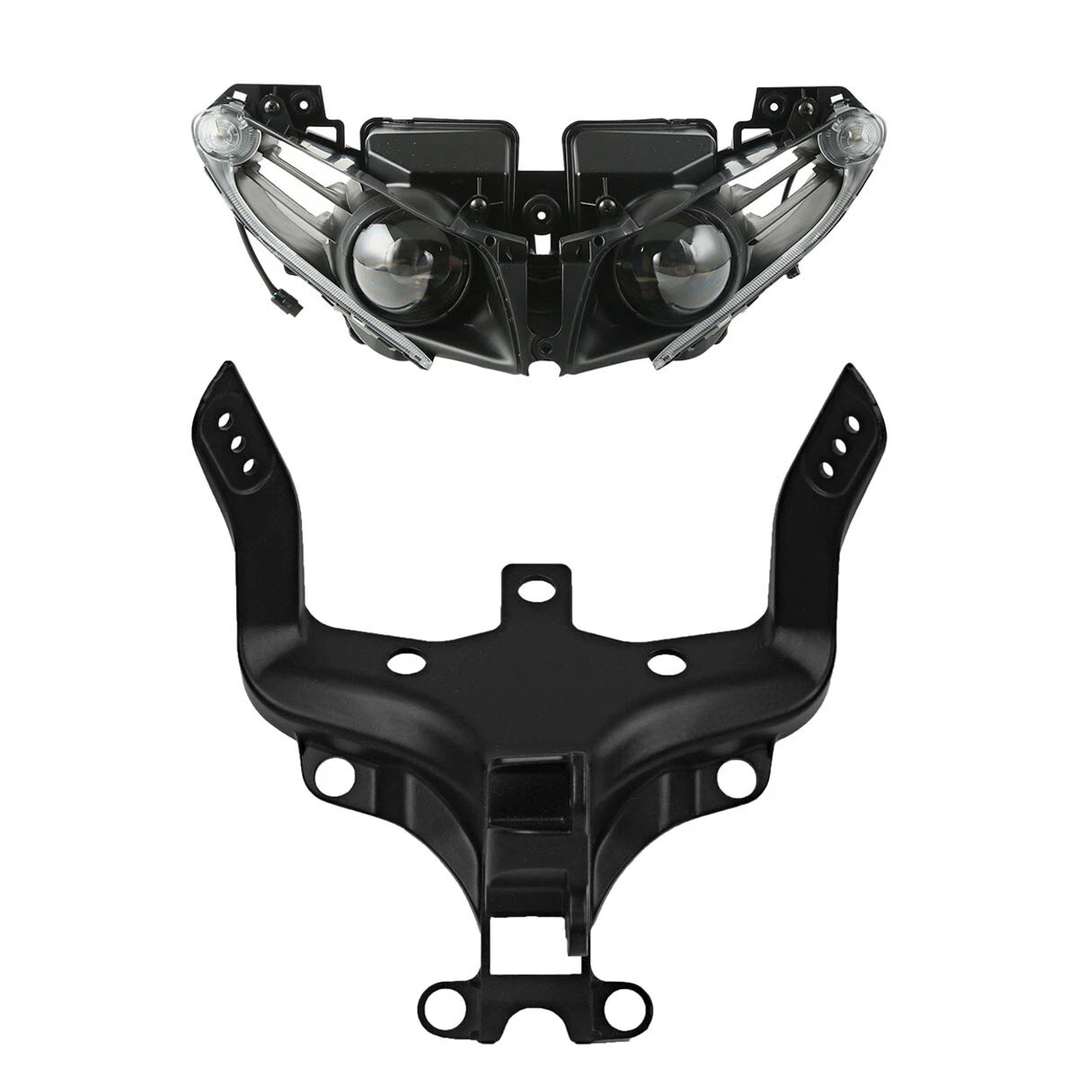 Headlight Assembly & Upper Fairing Stay Bracket for Yamaha YZF R1 (2012–2014)