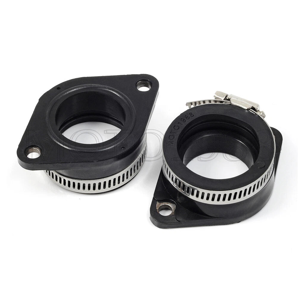 1 Pair Carburetor Intake Manifold Boot for Suzuki GS500 GS500F (2001–2009)