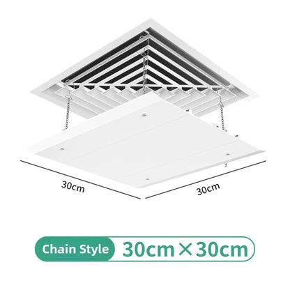 Square Duct Damper for Thermal Comfort