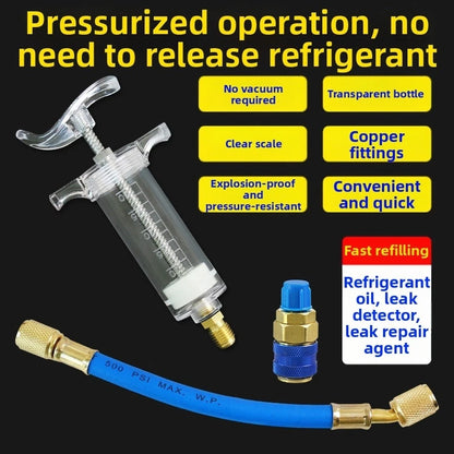 Cooling Agent Oil Charger for Accurate Measurement Scale