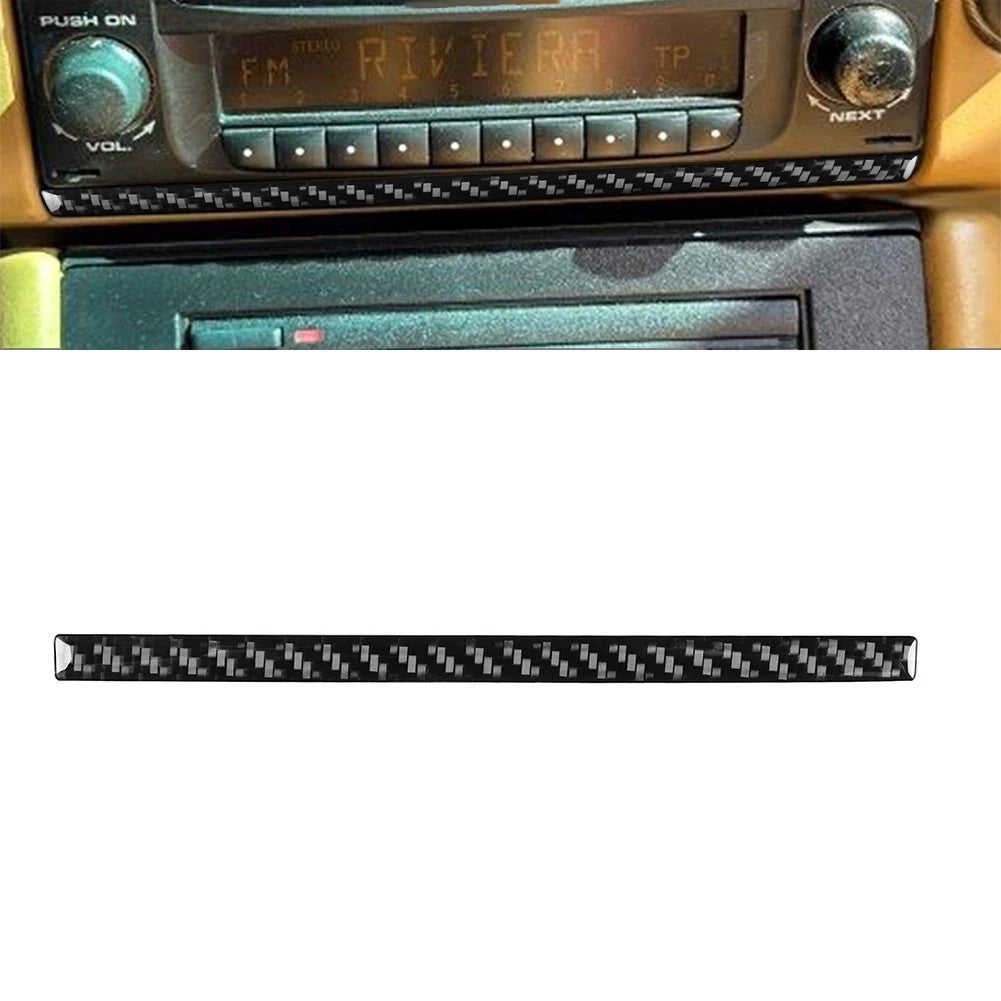 Radio Console Panel Cover Trim for Porsche Boxster 996 (1998–2004) Black