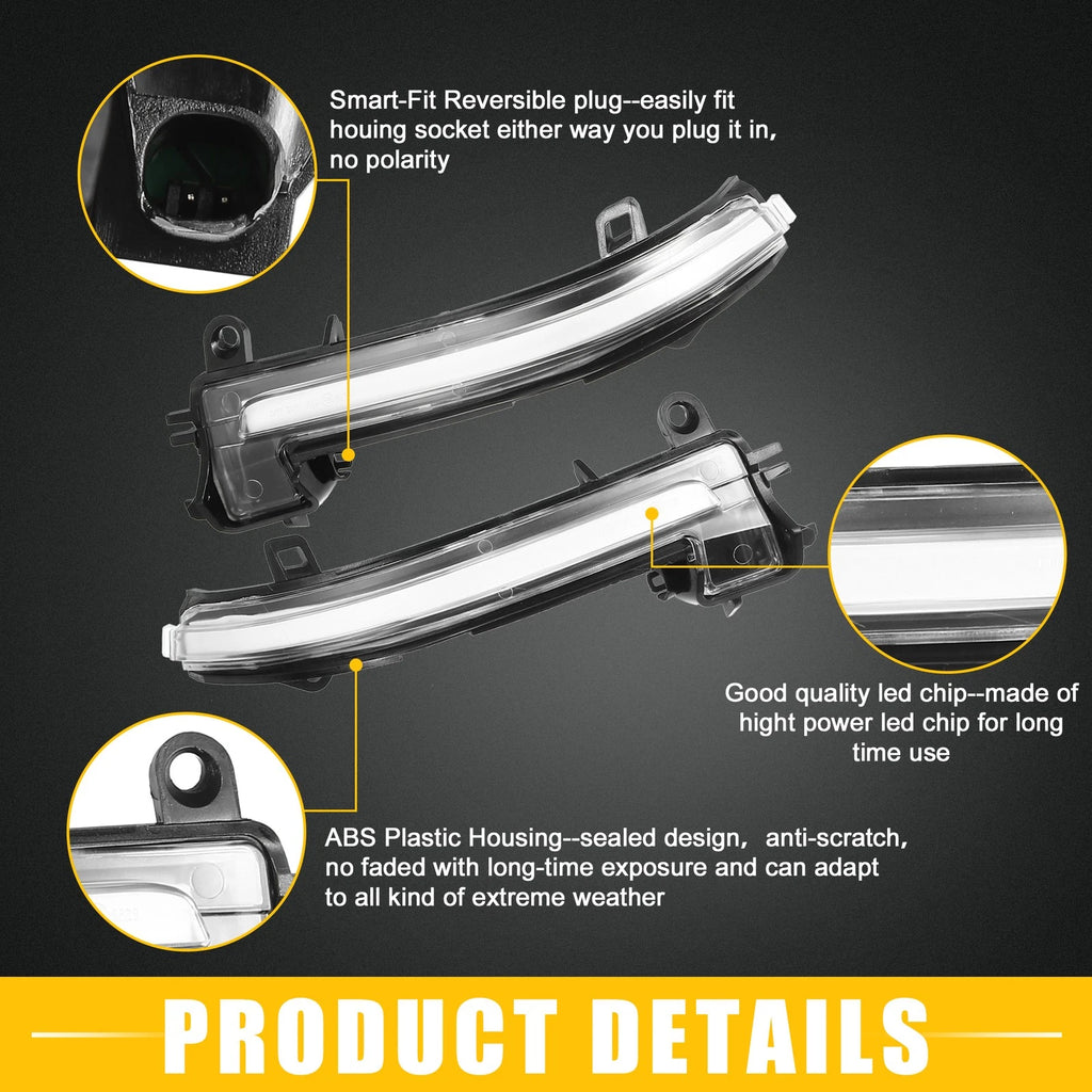 Mirror Turn Signal Light Replacement for BMW 3 Series (2012–2018)