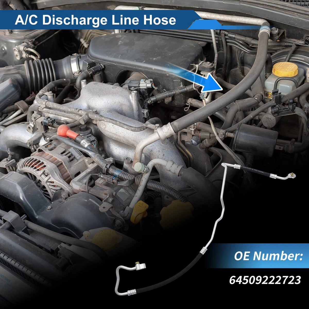 A/C Refrigerant Liquid Hose Replacement for BMW X5 (2007–2013)