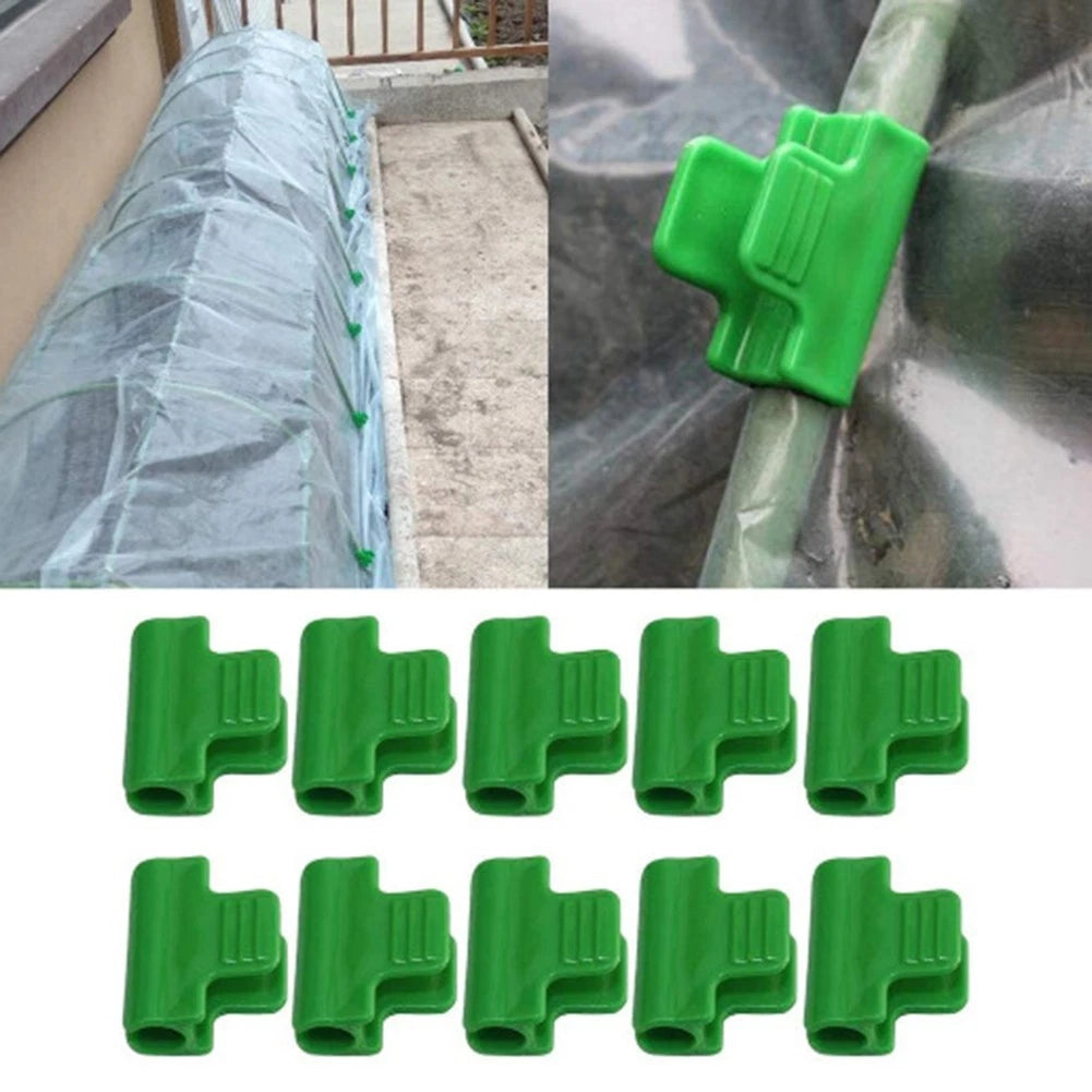 20 Pipe Clamps for Greenhouses and Cold Frames (11mm Diameter)