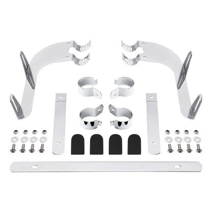 39mm Windshield Screen Bracket for Harley Davidson Sportster XL883 XL1200 Chrome