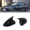Gloss Black Side Mirror Cap Covers for Audi A5/S5/RS5 F5 (2018–2025)