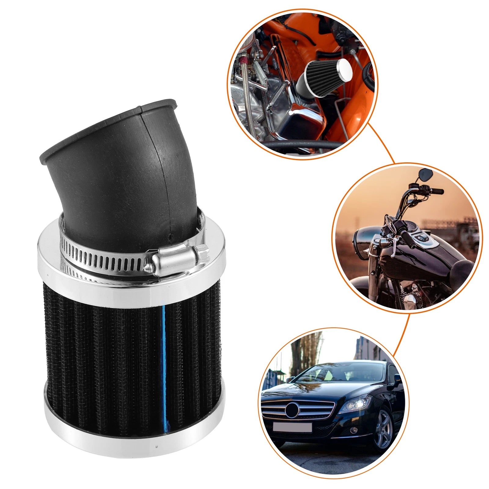 Motorbike Air Filter Universal Replacement for Honda Silver Wing (1983–2001)