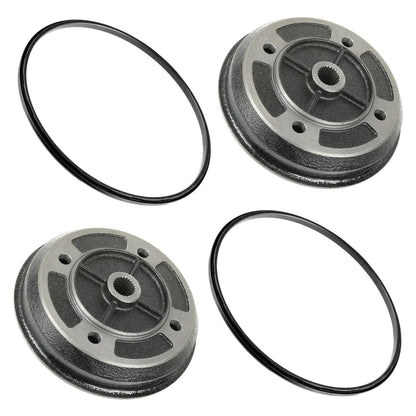 Brake Drum Front Left Right with Seal for Kawasaki Mule 2510 KAF620A (1994–2000)