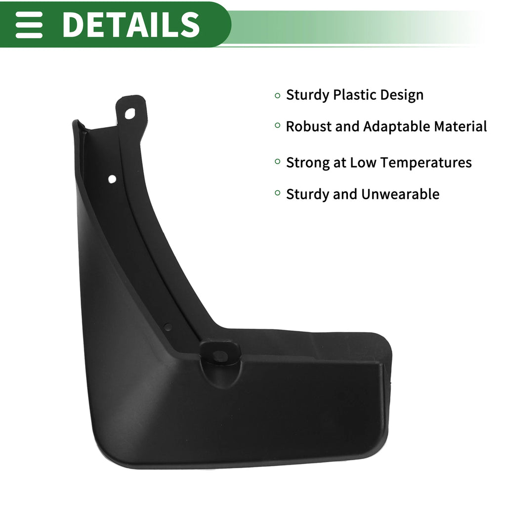 Mud Flaps Splash Guards for Buick Encore GX (2019–2020) W/ Mounts