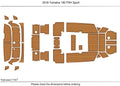 EVA Pads for Yamaha 190 FSH Sport (2016) - Foam Teak Deck Flooring