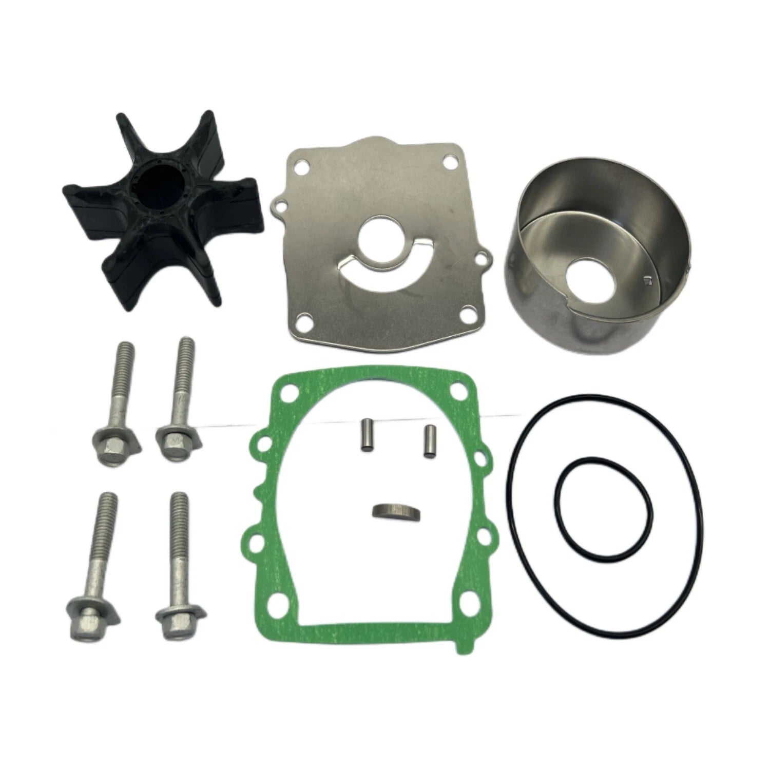 Water Pump Impeller Kit for Yamaha 150 175 200 225 HP Outboard (6G5-W0078-01)
