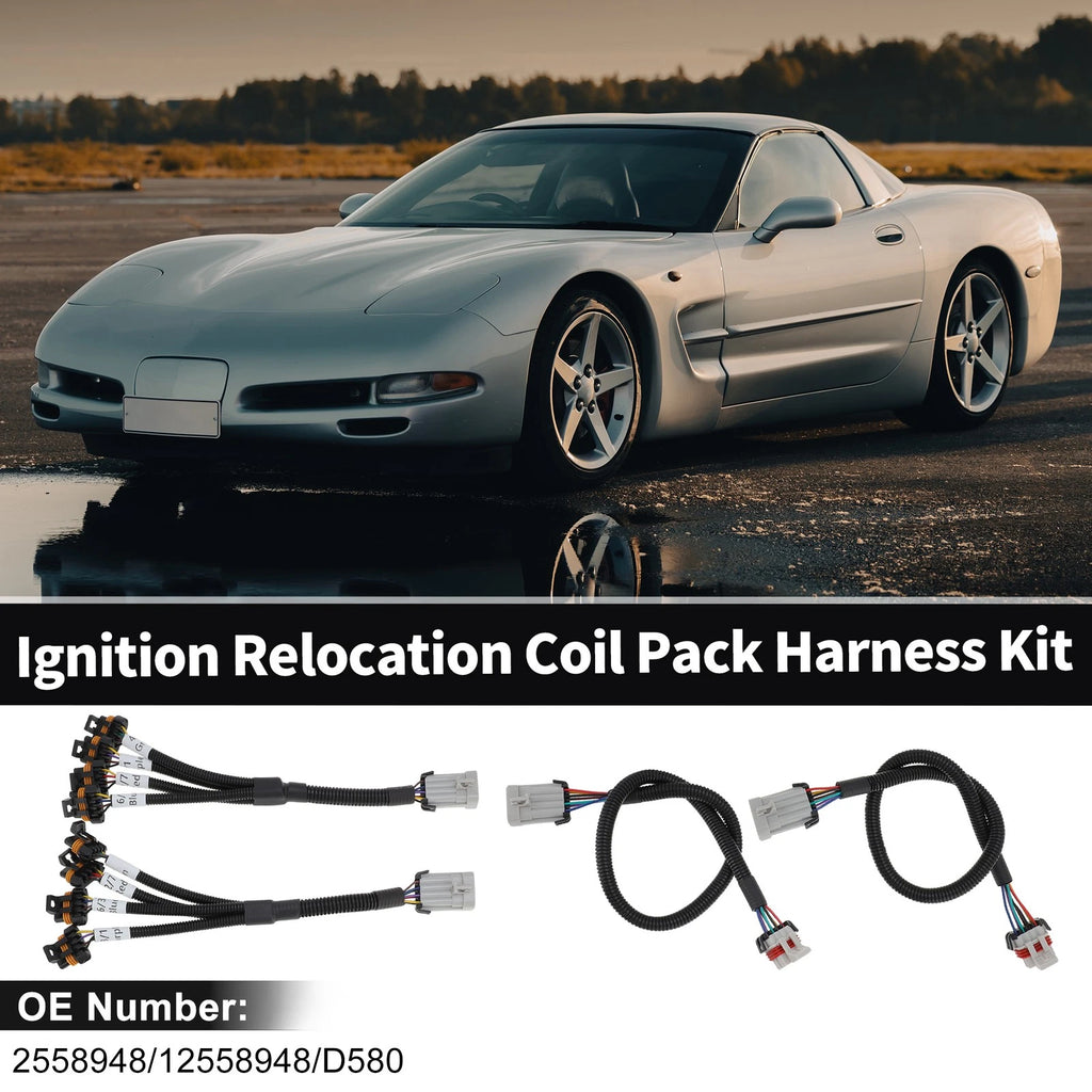 Ignition Relocation Coil Pack Harness Kit for Chevrolet Corvette C5 (1997–2004)