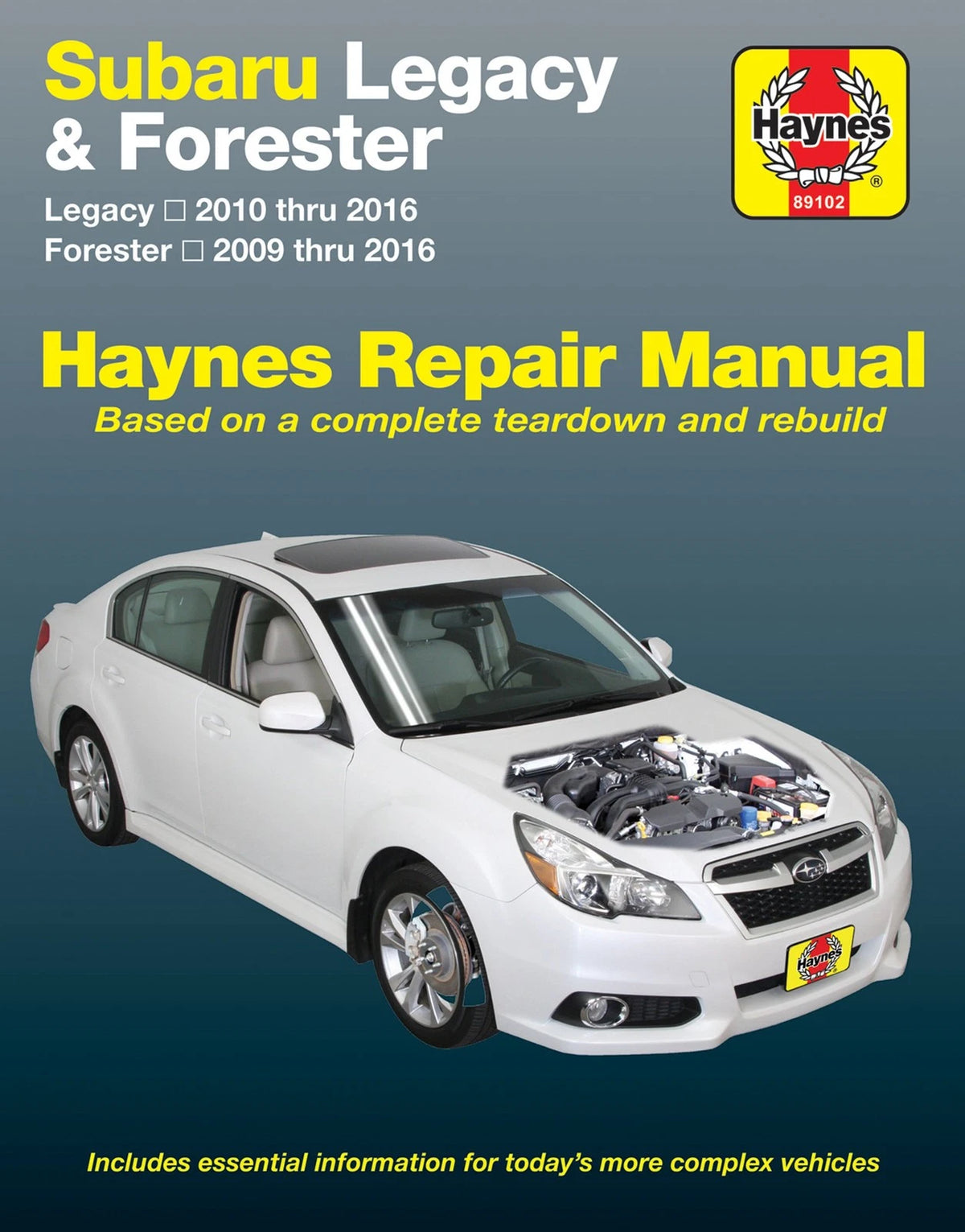 Haynes Manual for Subaru Legacy (2010–2016) & Forester (2009–2016)
