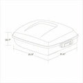 Trunk Pad Mount Rack Base Plate for Harley Touring Glide (2009–2013)