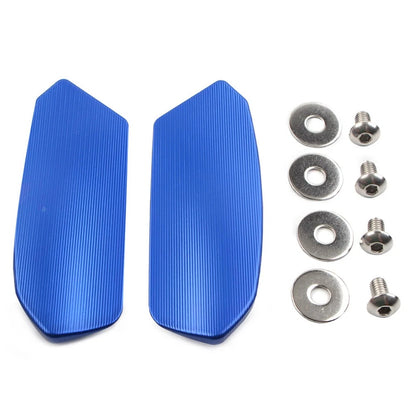 Mirror Block Off Plates for Suzuki GSXR1000 (2017–2024) - Blue