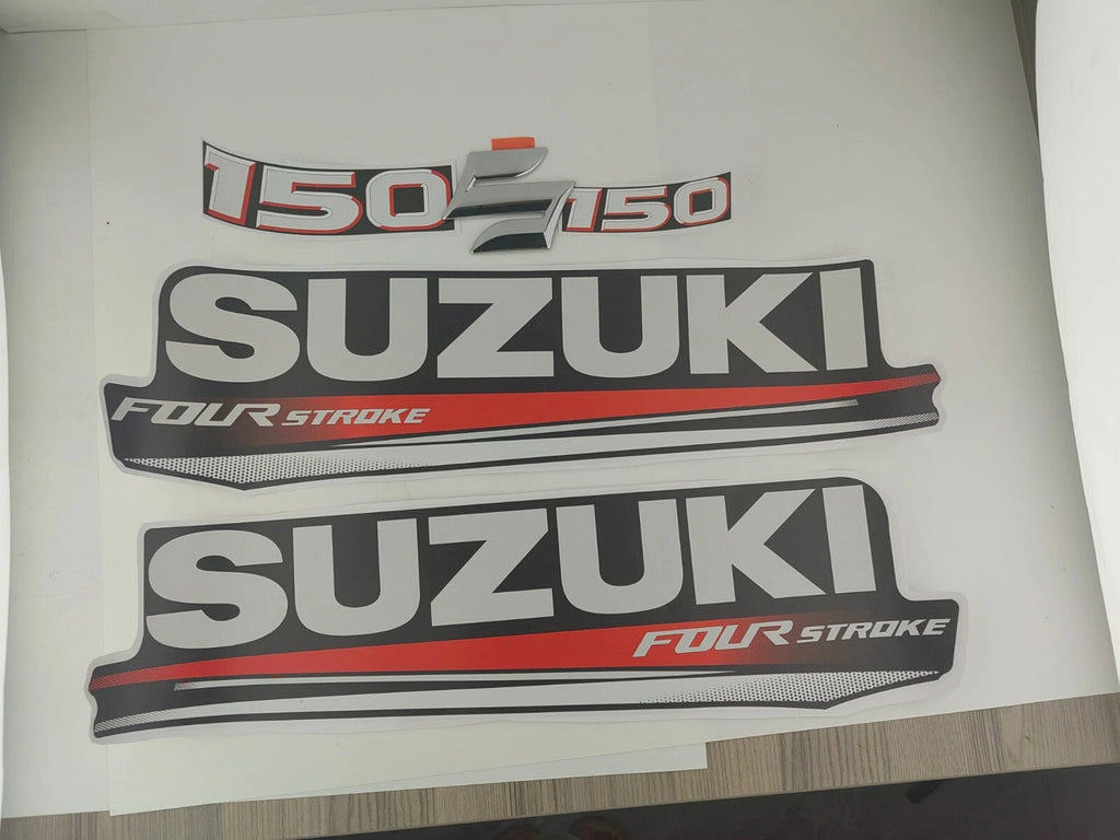 Top Cowling Sticker Kit for Suzuki 4 Stroke 150HP (1999–2023)