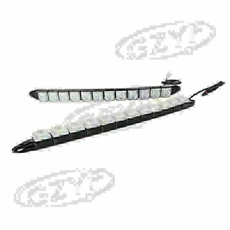 2X Flexible 12 LED DRL Daytime Running Light for Car