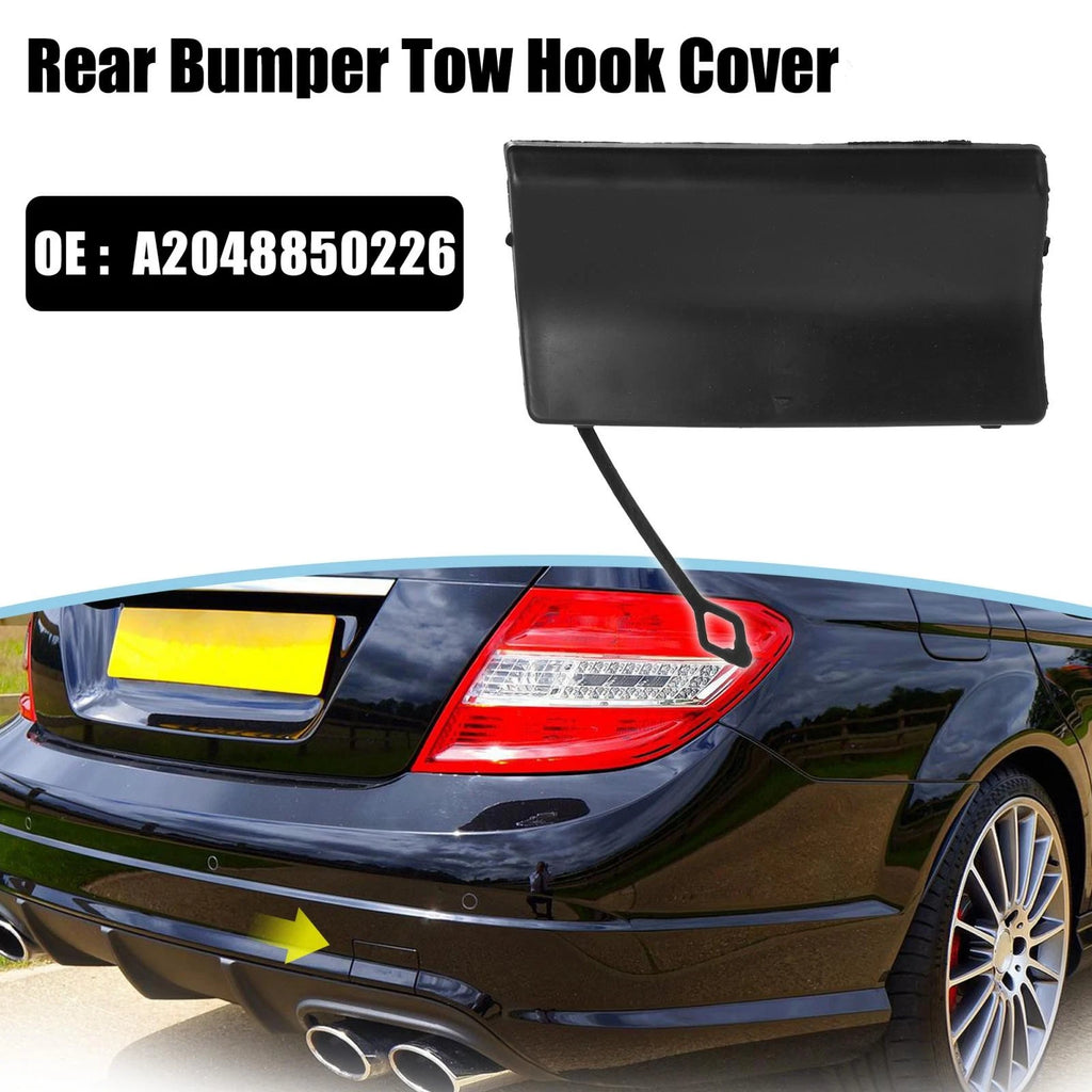 Rear Tow Hook Cover Replacement for Mercedes Benz E Class (2008–2011)