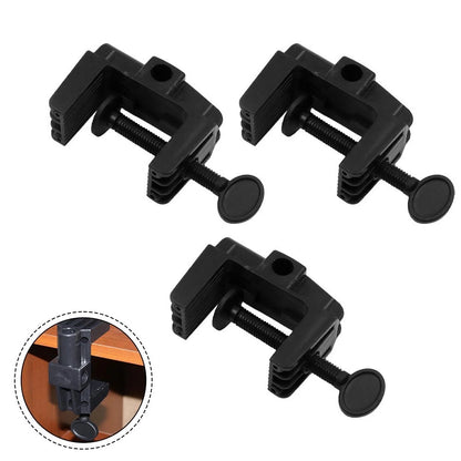 3 Pack Adjustable Desk Lamp Clamp Holders for Table and Workbench