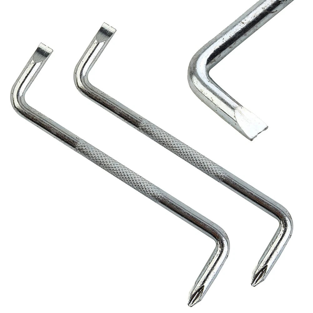 2X Slotted Cross Screwdriver Set - Flat Mirror Polishing