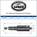 Standard Replacement Actuator for Lenco 15054-001