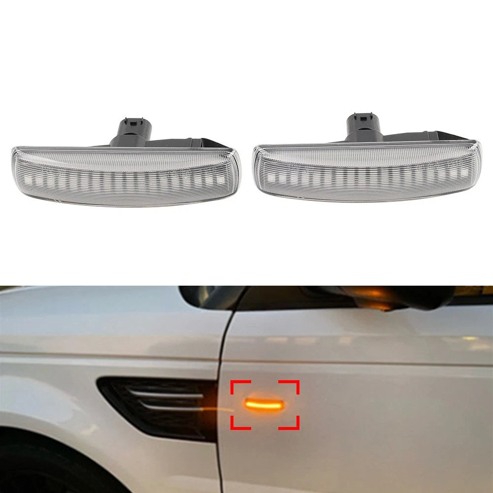 LED Side Marker Lights for Range Rover Sport Discovery LR3 LR4 LR2 (2006–2013)