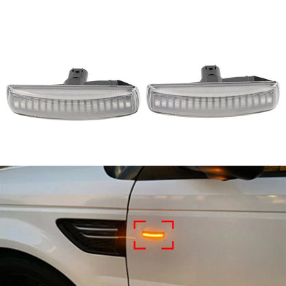 LED Side Marker Lights for Range Rover Sport Discovery LR3 LR4 LR2 (2006–2013)
