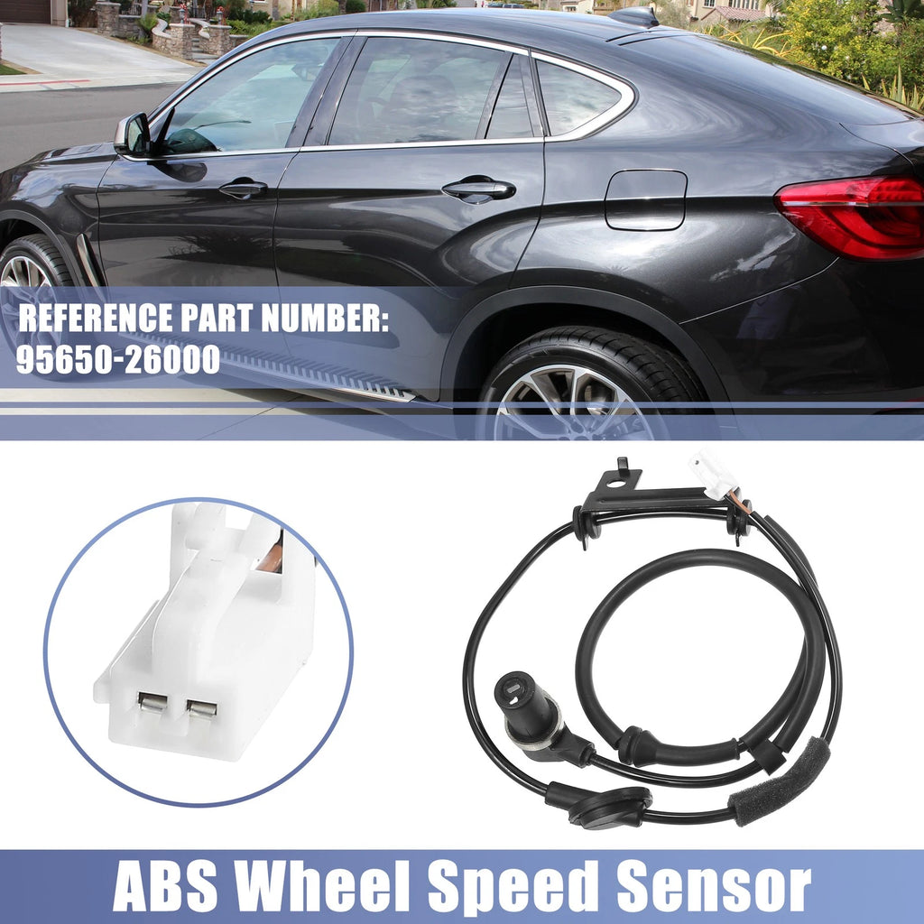 ABS Wheel Speed Sensor Rear Left Replacement for Hyundai Santa Fe (2001–2006)