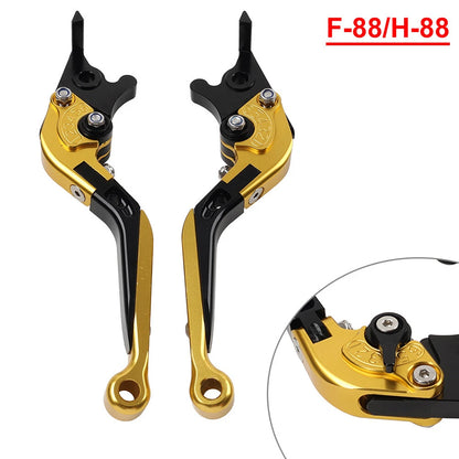 Folding Extendable Brake Clutch Levers for Kawasaki ZX1400/ZX14R/ZZR1400 (2006–2017)
