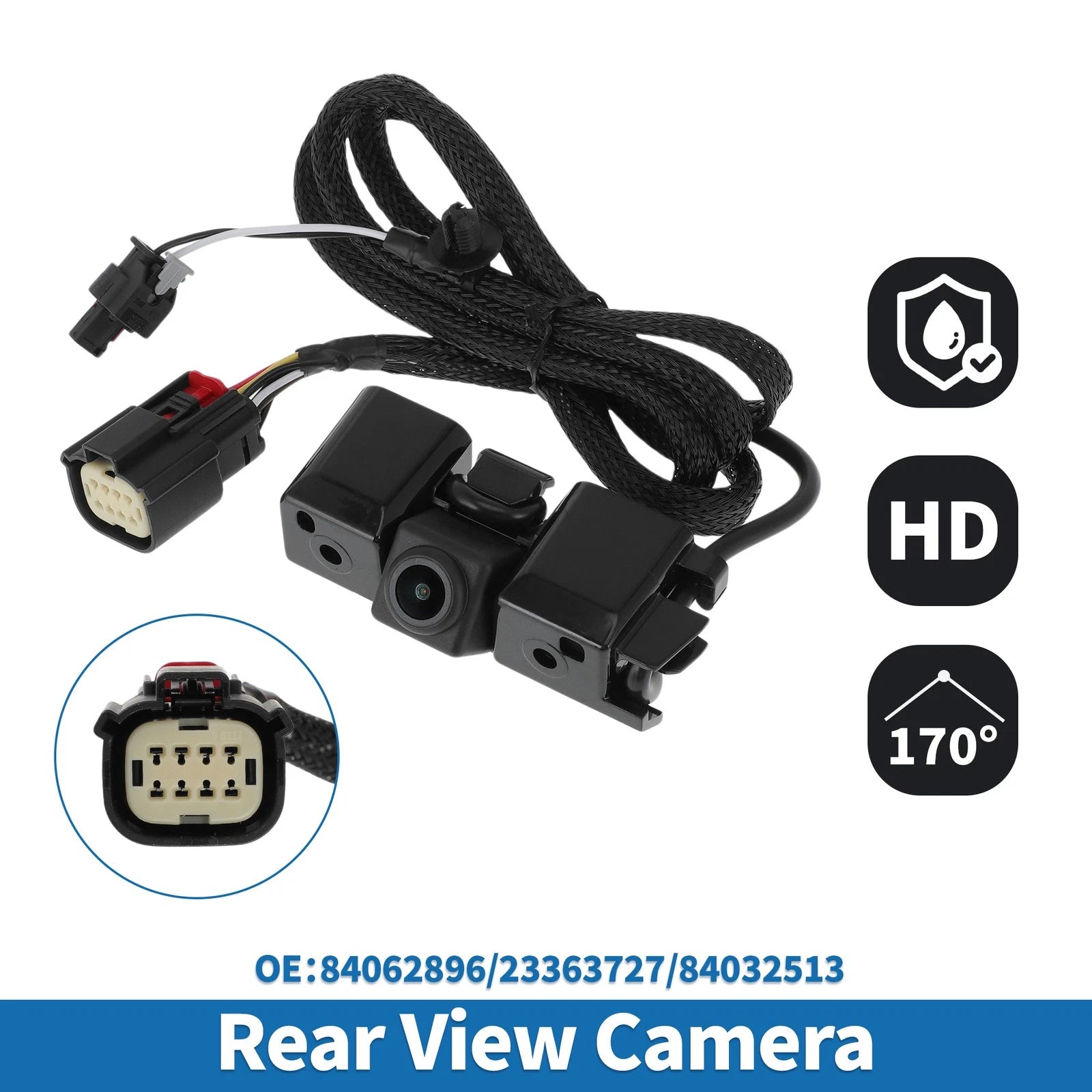 Rear View Park Assist Backup Camera for Chevy Silverado Sierra (2016–2019)