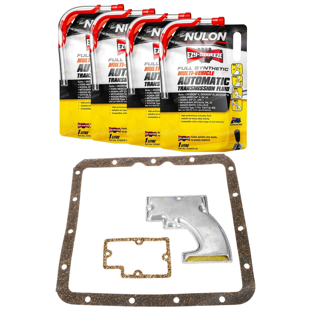 Automatic Transmission Filter Kit + Fluid for Ford Falcon XF (1984–1993)