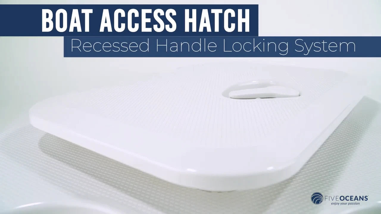 Boat Hatch Access Lid 20-3/8" x 18-1/16" White
