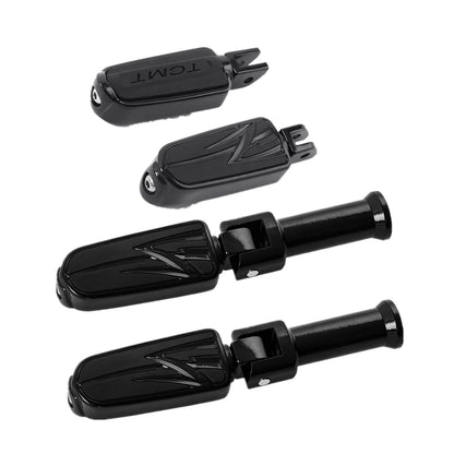 Driver Passenger Footpegs Bracket for Harley Softail Fat Bob Low Rider (2018–2023)