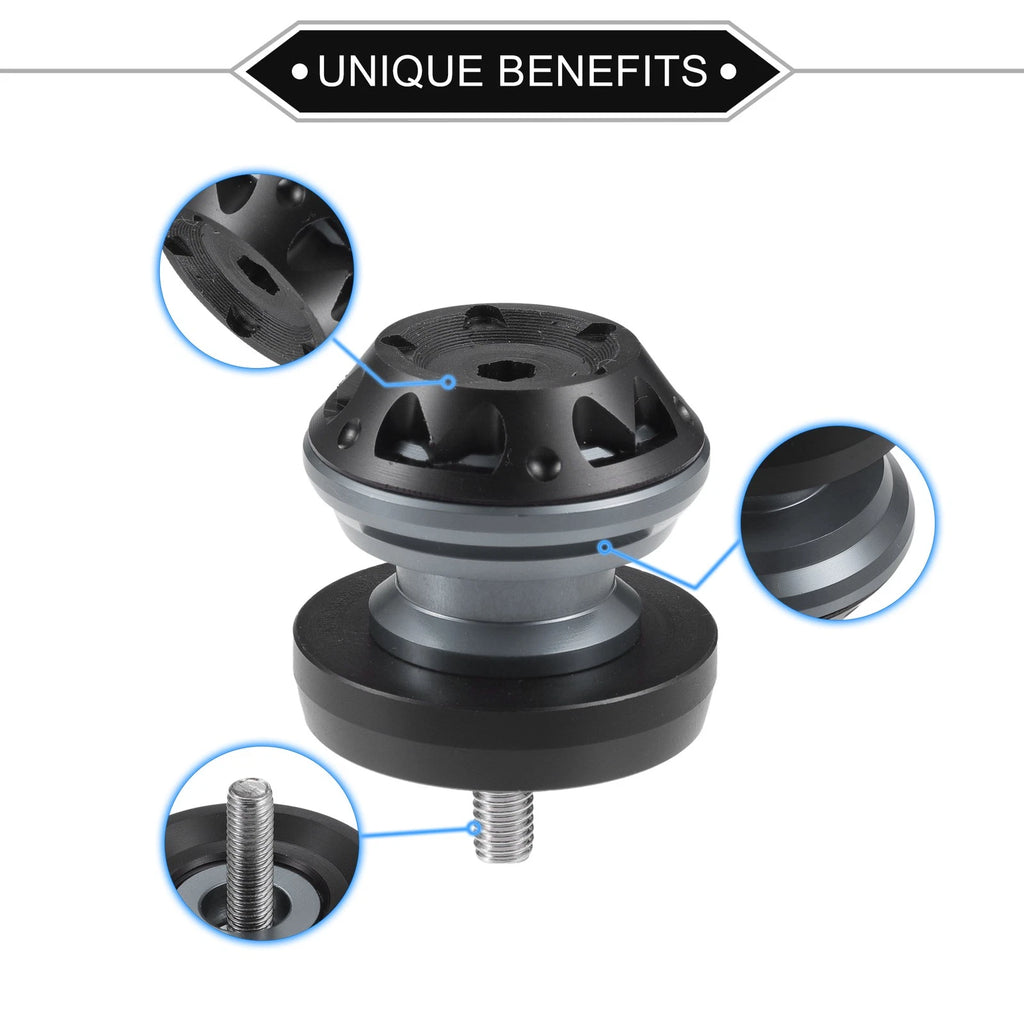 Swingarm Spools 6mm M6x1.0 Pair for Motorcycle Aluminum Alloy (Universal)
