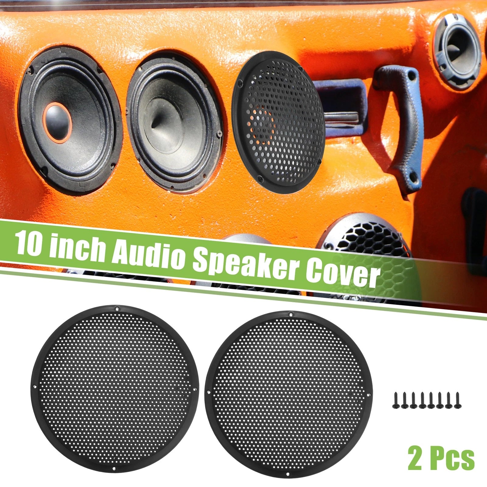 2pcs Speaker Grill Cover for Car Subwoofer (Universal)