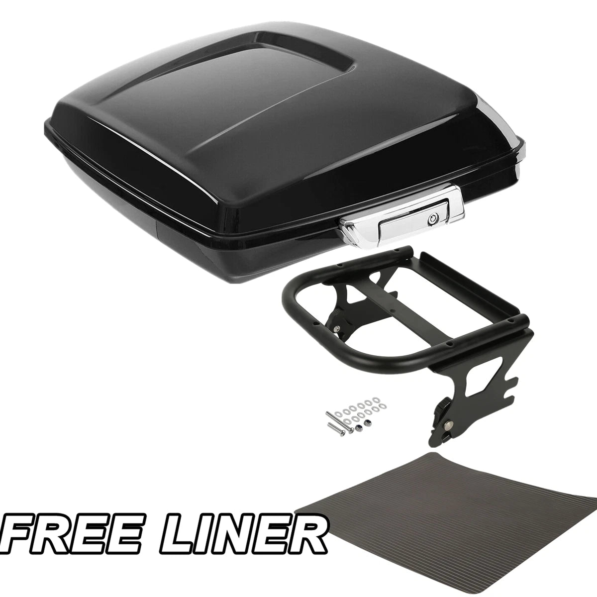 5.5" Trunk Mount Rack for Harley Electra Glide (1997–2008) Black
