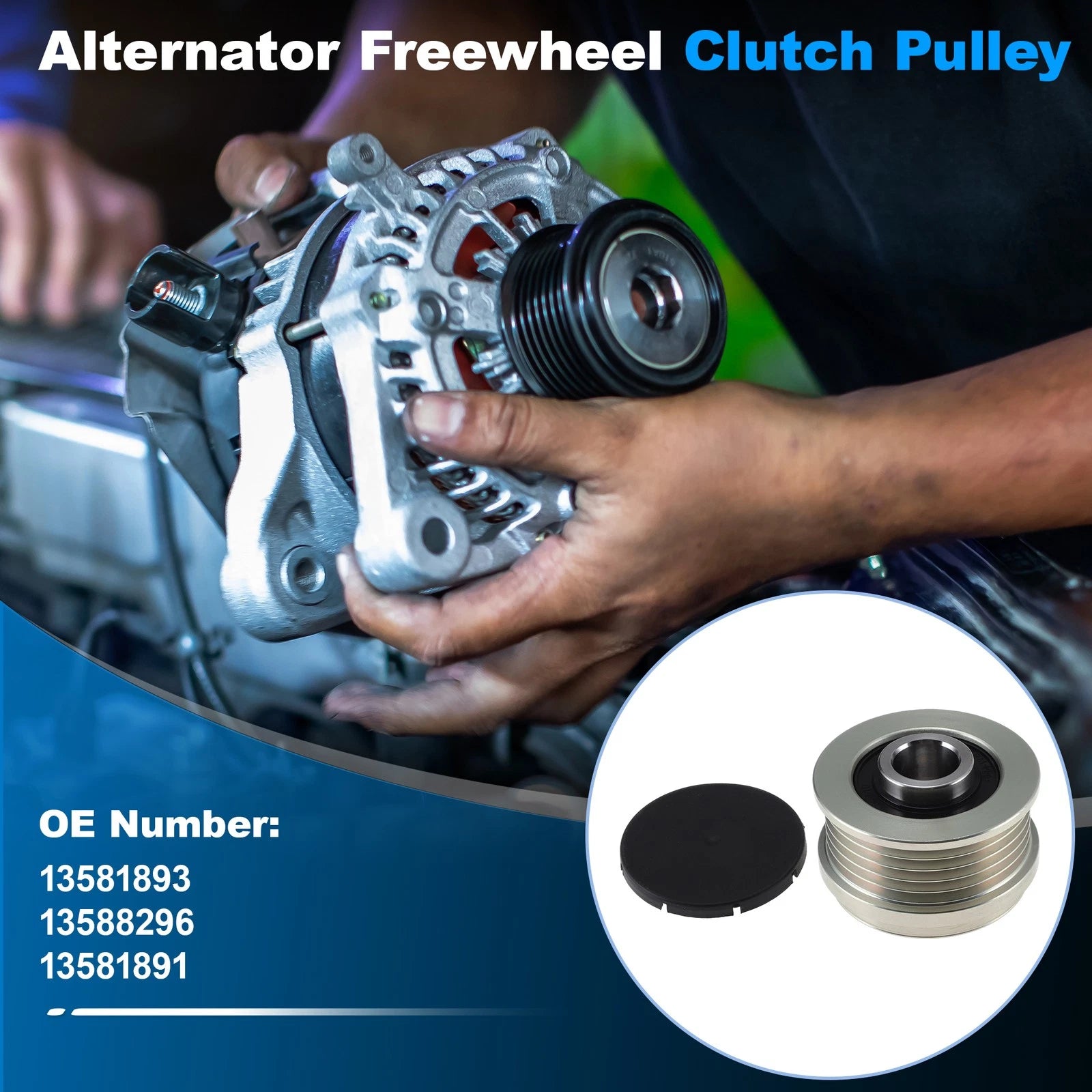 Alternator Freewheel Clutch Pulley Replacement for Buick Encore (2013–2015)