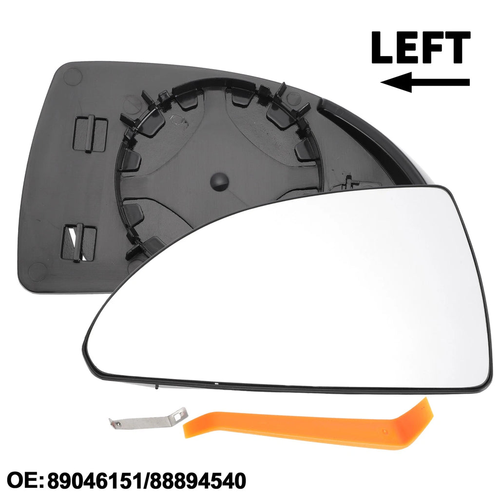 Non Heated Left Driver Side Mirror Glass Replacement for Chevrolet Impala (2006–2013)