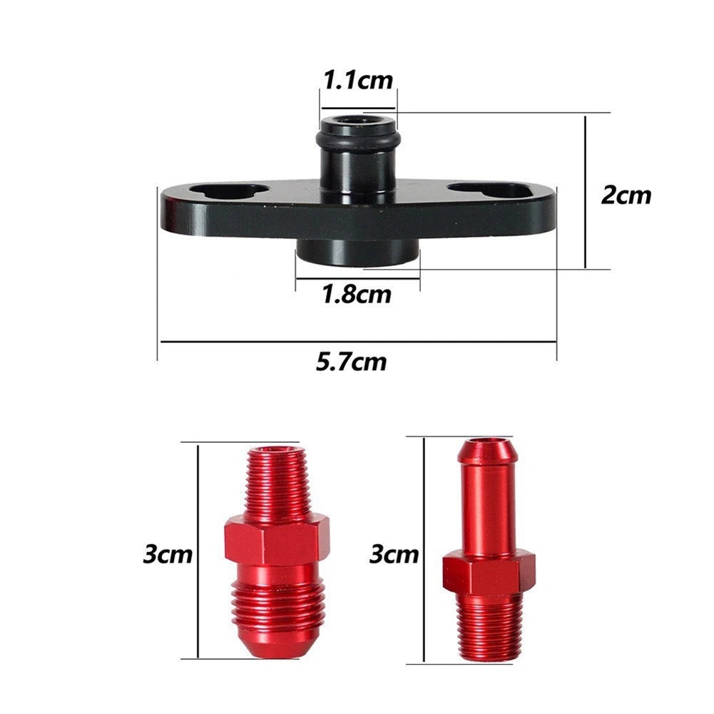 Aluminum Fuel Pressure Regulator Base Adapter for Toyota