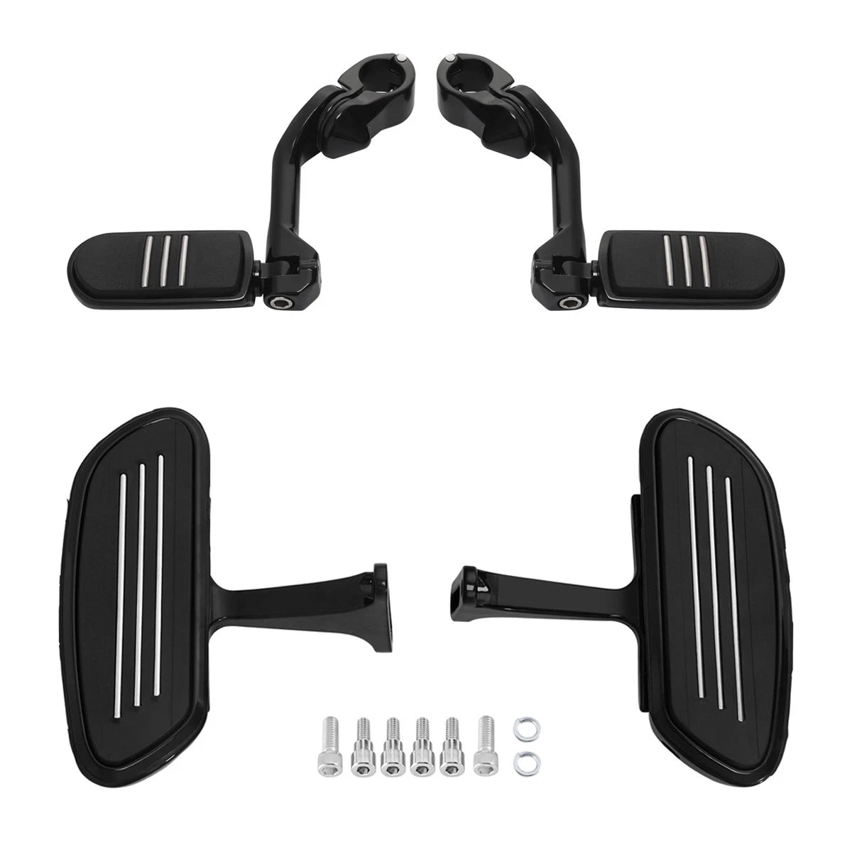Passenger Footboard & Highway Footpeg Pegs for Harley Road Glide (1993–2025)