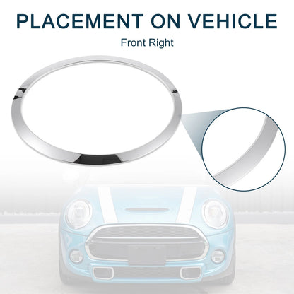 1pc Headlight Trim Bezel for Mini Cooper (2014–2024) No. 51137300632
