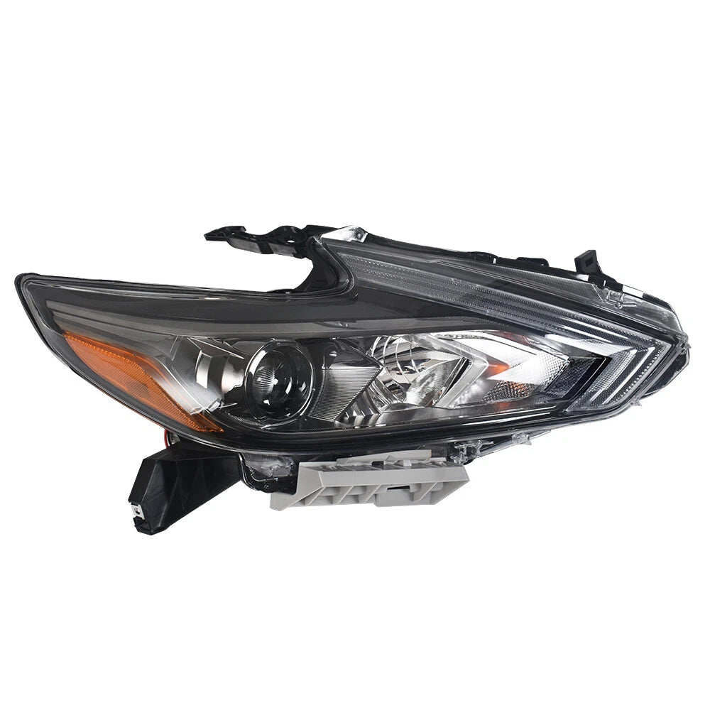 Right Side Headlight for Nissan Altima (2016–2018) Halogen Housing Black