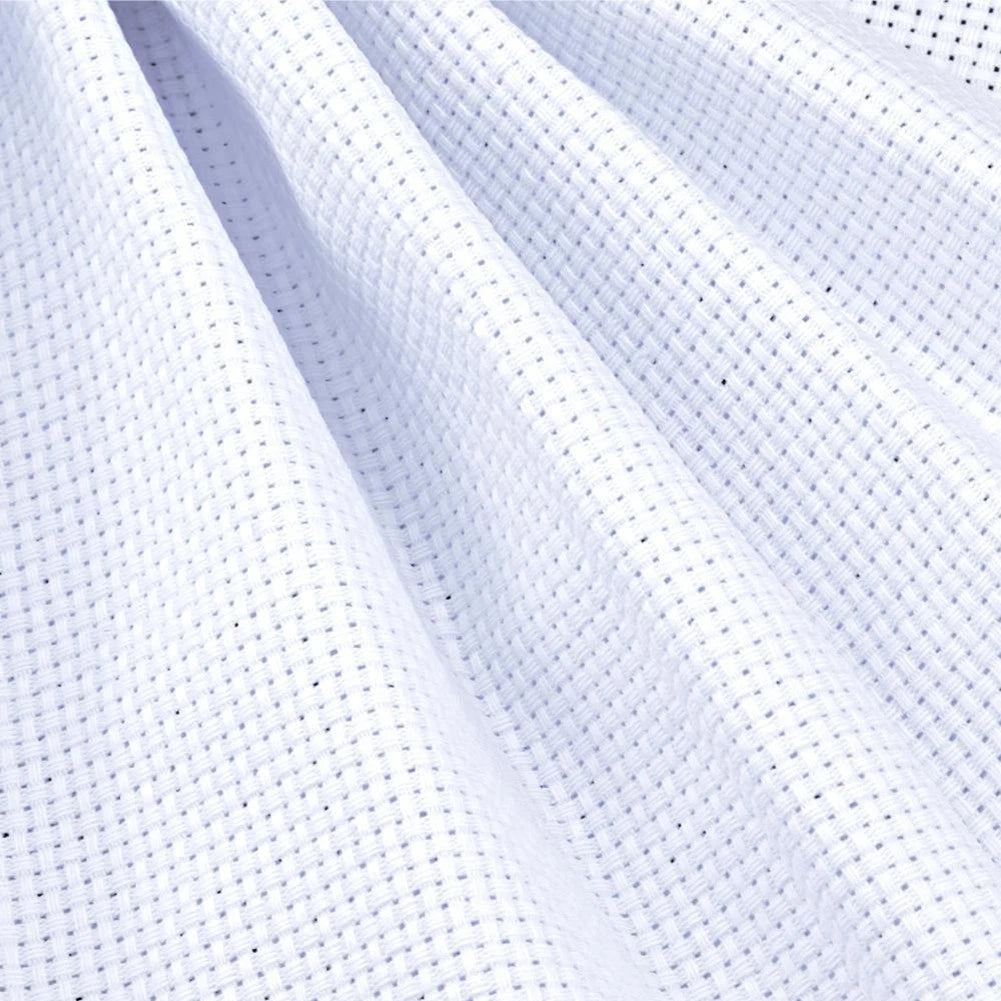 11 Count White Cotton Cross Stitch Fabric - Washable Cloth