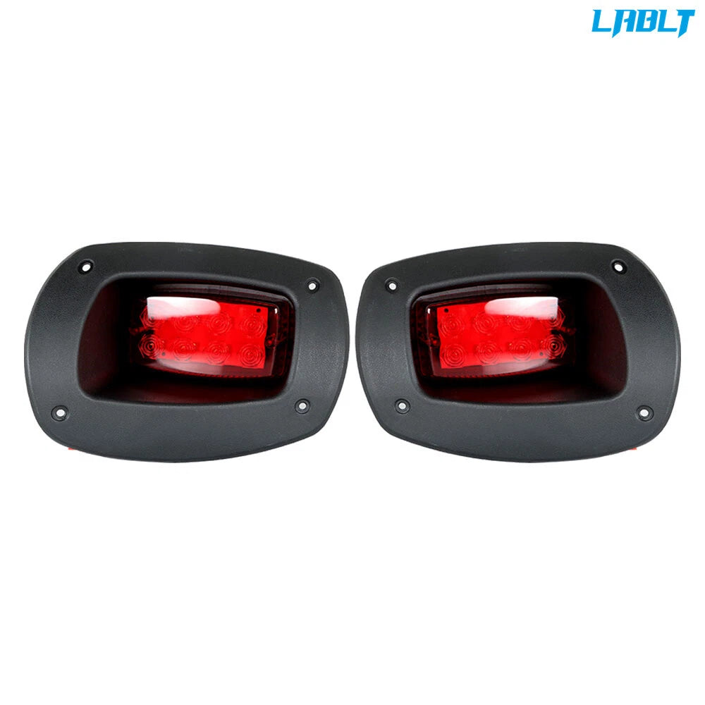 2X LED Tail Light Assemblies for EZGO RXV (2008–2015)