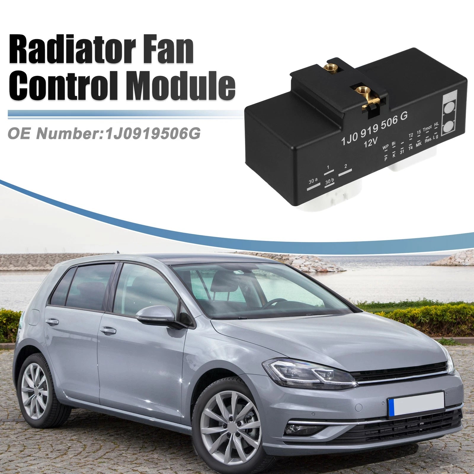 Radiator Fan Control Module Replacement for Volkswagen Golf (1999–2005)