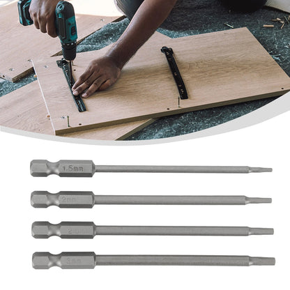 1.5 2.0 2.5 3.0mm Screwdriver Bits for Quick Connection Screw Driver