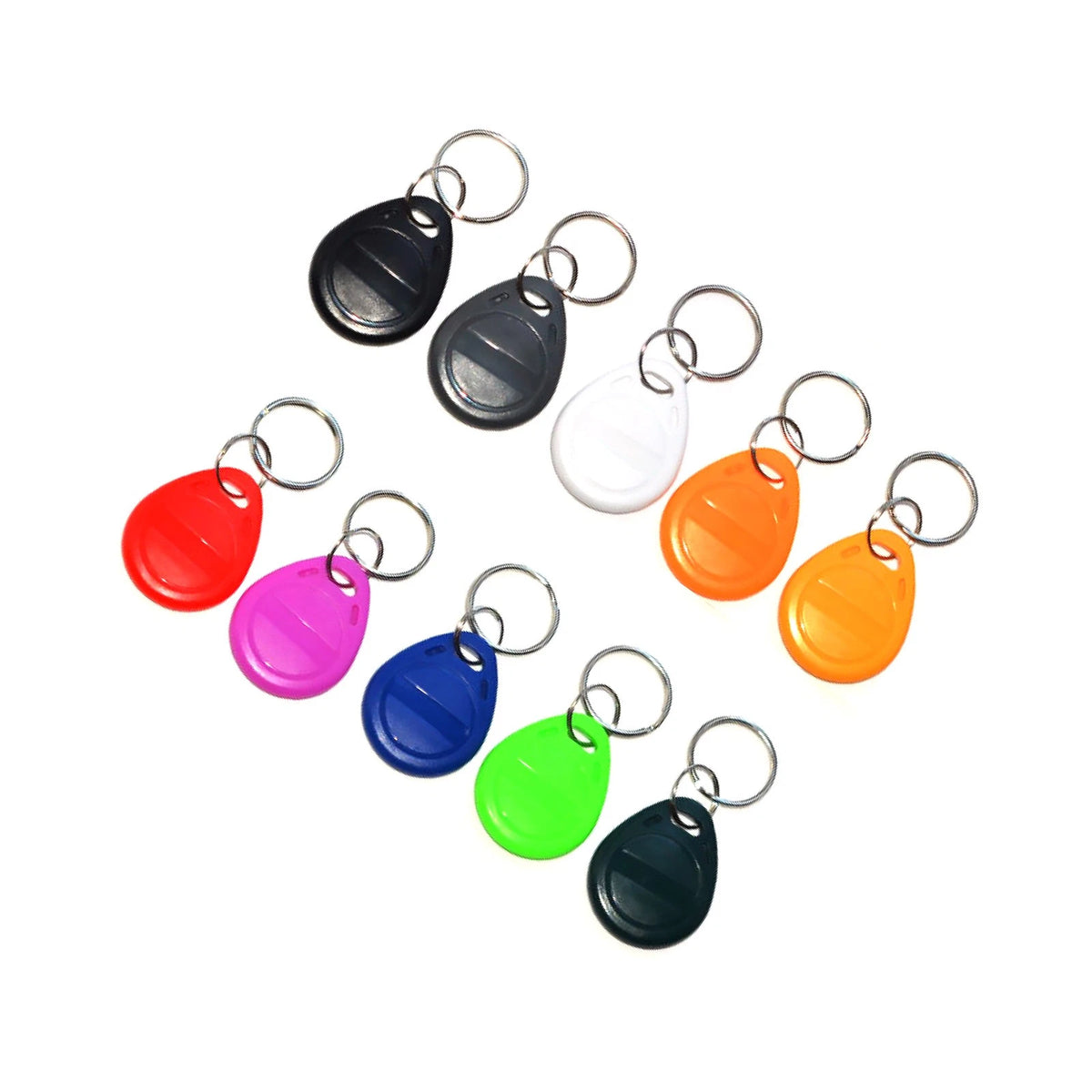10Pcs EM4305 RFID Keyfobs for Copier D (Writable, 125KHz)