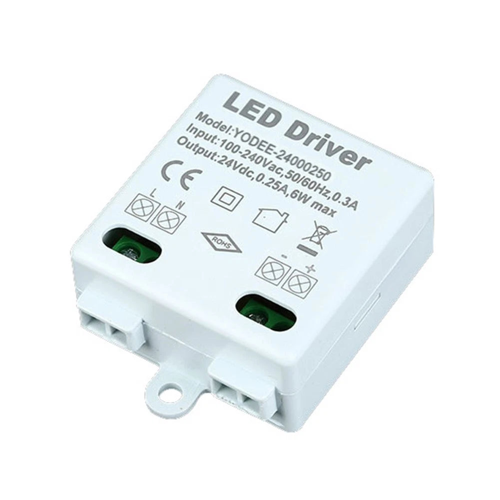 AC to DC 6W LED Power Supply for Compact Installation (DC24V)
