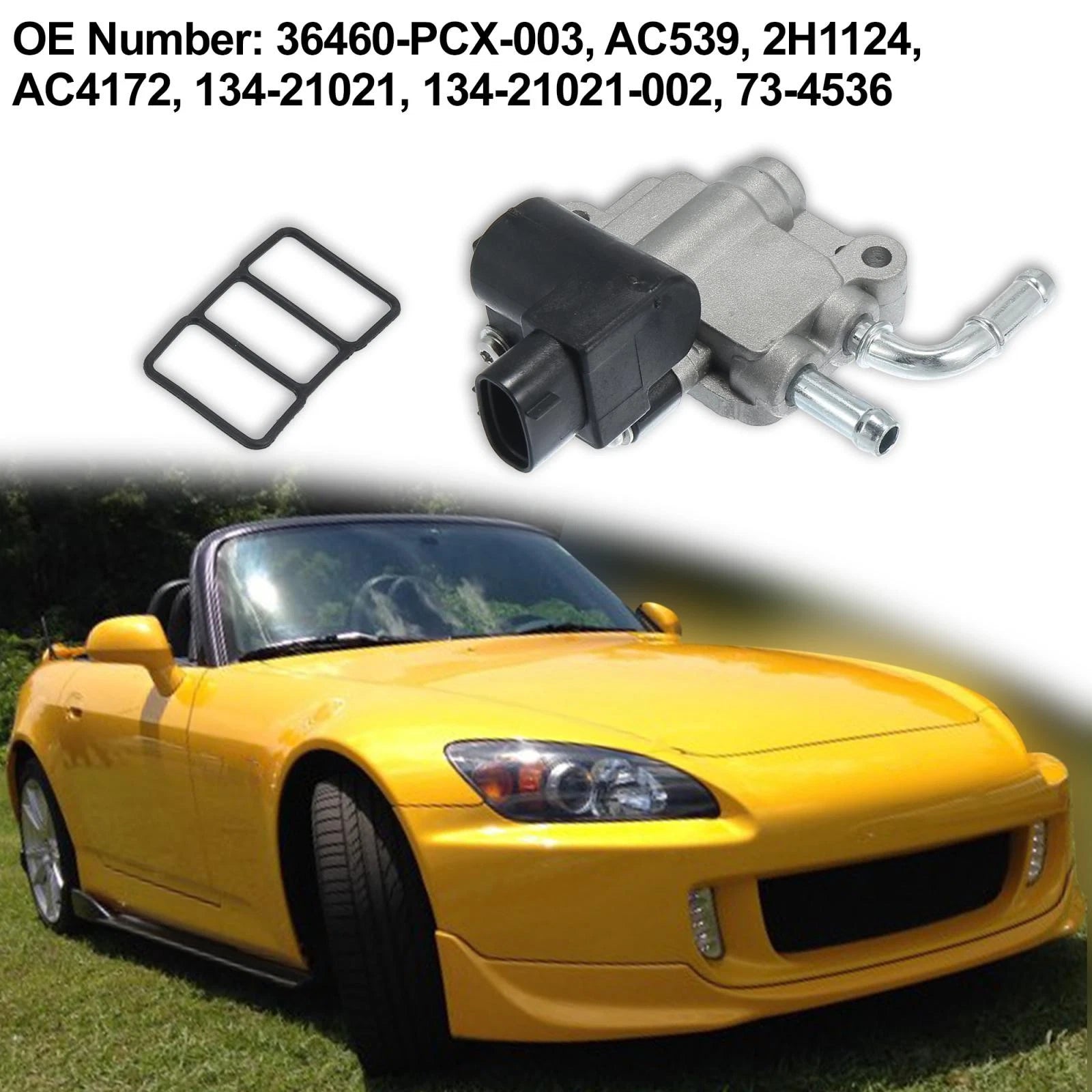Idle Air Control Valve with Gasket Replacement for Honda S2000 (2000–2005)