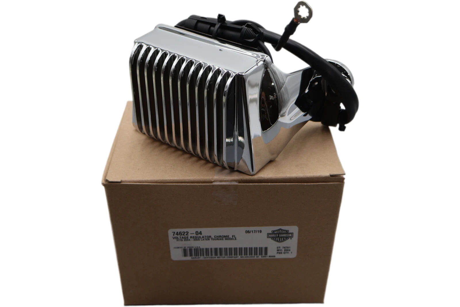 OEM Voltage Regulator Chrome for Harley-Davidson Touring (2004–2005)